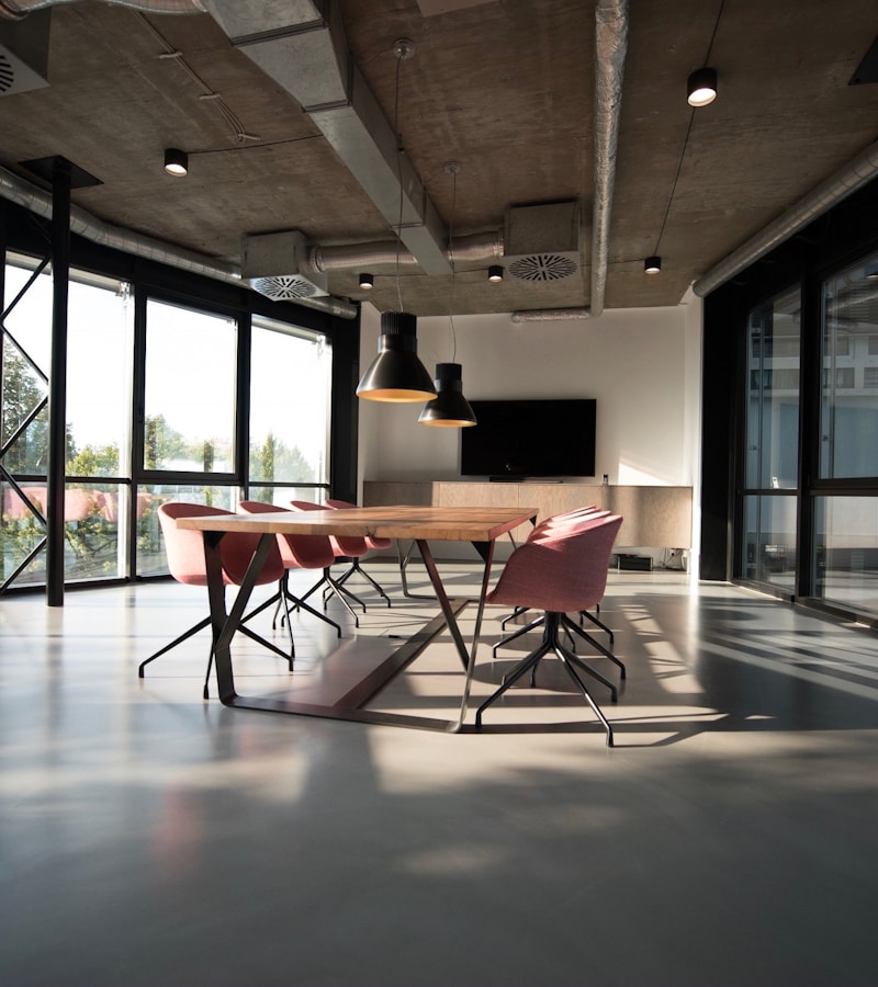 Modern office workspace
